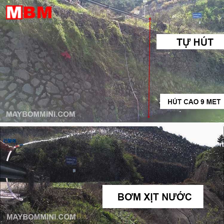 May Bom Nuoc Mini Tu Hut