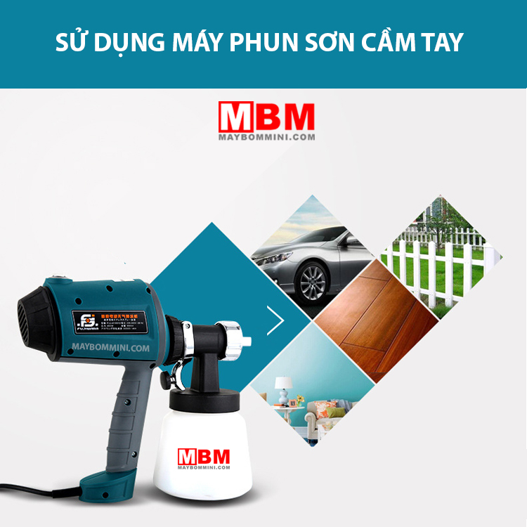 Su Dung May Phun Son Cam Tay
