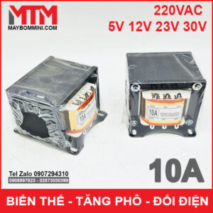 Bien The Bien Ap Tang Pho Doi Dien AC 220V Ra 5V 12V 30V Minh Quang Cao Cap