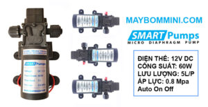 May Bom Mini Ap Luc 60W 12V Smartpumps