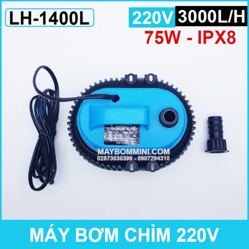 Bom Nuoc Quat Lam Mat Bang Hoi Nuoc 220v