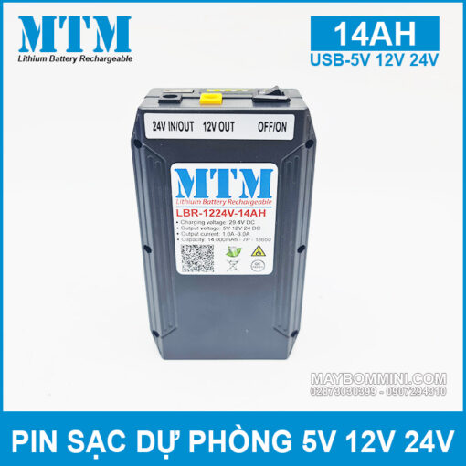 Pin Sac 5v 12v 24v 14000mah