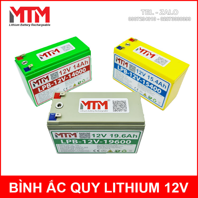 Ban Binh Ac Quy Pin 12v Lithium Chinh Hang