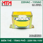 Tang Pho Bien The Gia Re 220v Ra 110v 3A